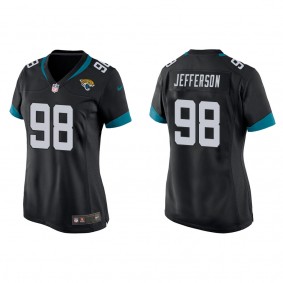 Women's Jordan Jefferson Jacksonville Jaguars Black Game Jersey