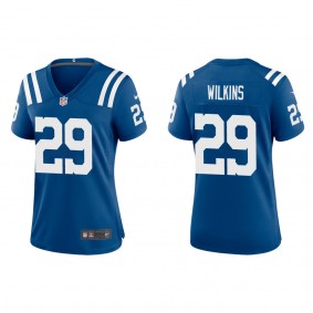 Women's Indianapolis Colts Jordan Wilkins Royal Game Jersey