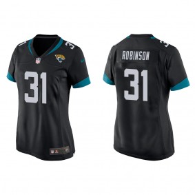 Women's Keilan Robinson Jacksonville Jaguars Black Game Jersey