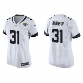 Women's Keilan Robinson Jacksonville Jaguars White Game Jersey