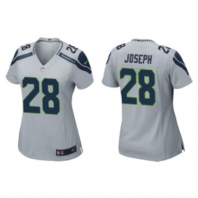 Women's Seattle Seahawks Kelvin Joseph Gray Game Jersey