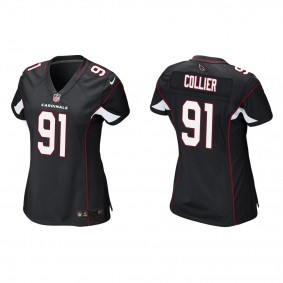 Women's L.J. Collier Arizona Cardinals Black Game Jersey