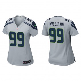 Women's Seattle Seahawks Leonard Williams Gray Game Jersey