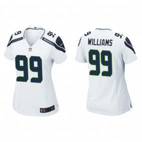 Women's Seattle Seahawks Leonard Williams White Game Jersey