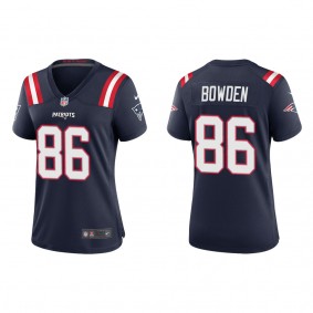 Women's New England Patriots Lynn Bowden Navy Game Jersey