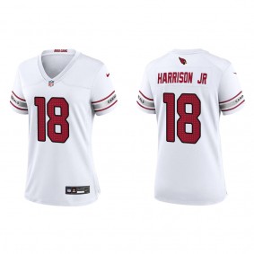 Women's Marvin Harrison Jr. Arizona Cardinals White Game Jersey