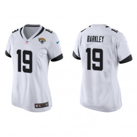 Women's Jacksonville Jaguars Matt Barkley White Game Jersey