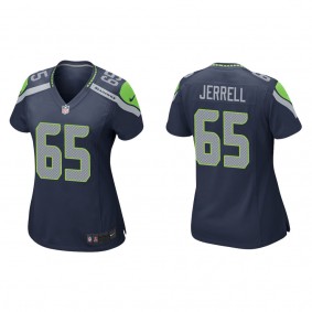 Women's Michael Jerrell Seattle Seahawks Navy Game Jersey