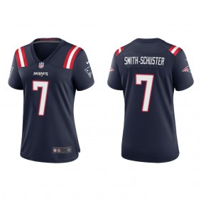 Women's JuJu Smith-Schuster New England Patriots Navy Game Jersey