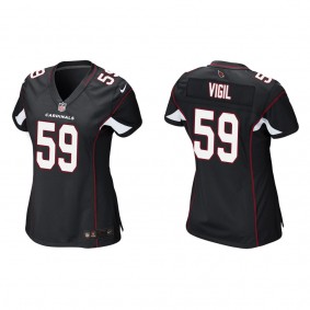 Women's Arizona Cardinals Nick Vigil Black Game Jersey