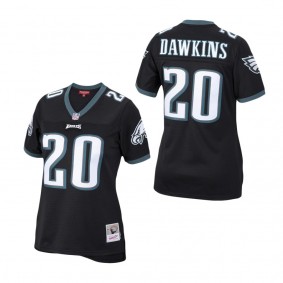 Women's Philadelphia Eagles Brian Dawkins Mitchell & Ness Black Legacy Replica Team Jersey