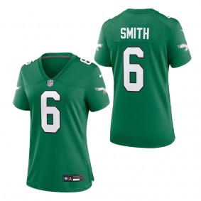 Women's Philadelphia Eagles DeVonta Smith Kelly Green Alternate Player Game Jersey