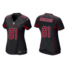 Women's Arizona Cardinals Robbie Anderson Black Alternate Game Jersey