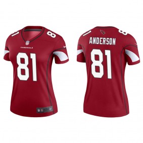 Women's Arizona Cardinals Robbie Anderson Cardinal Legend Jersey