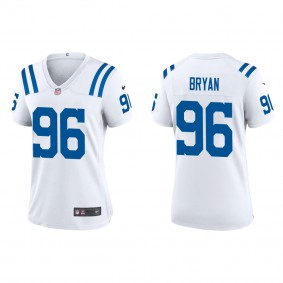 Women's Taven Bryan Indianapolis Colts White Game Jersey