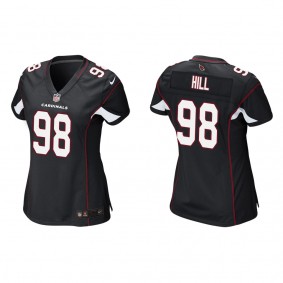 Women's Arizona Cardinals Trysten Hill Black Game Jersey