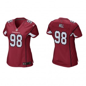 Women's Arizona Cardinals Trysten Hill Cardinal Game Jersey