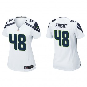 Women's Tyrice Knight Seattle Seahawks White Game Jersey