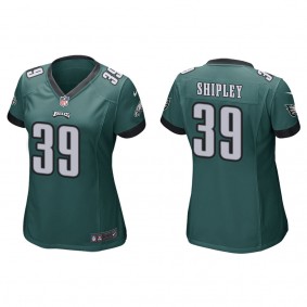 Women's Will Shipley Philadelphia Eagles Green Game Jersey