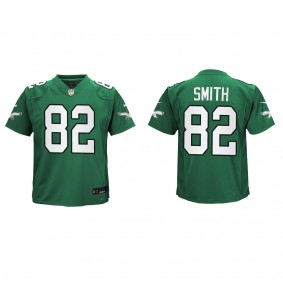 Youth Ainias Smith Philadelphia Eagles Kelly Green Alternate Game Jersey