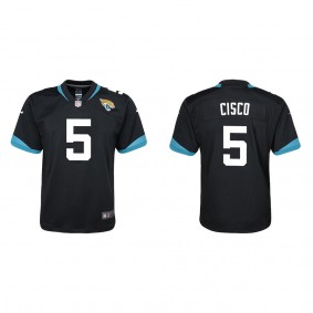 Youth Jacksonville Jaguars Andre Cisco Black Game Jersey