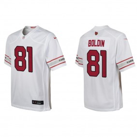 Youth Arizona Cardinals Anquan Boldin White Game Jersey