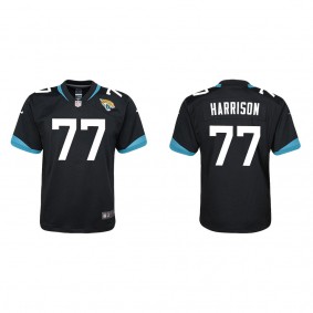 Youth Anton Harrison Jacksonville Jaguars Black Game Jersey