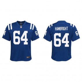 Youth Indianapolis Colts Arlington Hambright Royal Game Jersey