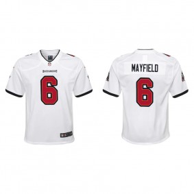 Youth Tampa Bay Buccaneers Baker Mayfield White Game Jersey