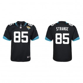 Youth Jacksonville Jaguars Brenton Strange Black 2023 NFL Draft Game Jersey