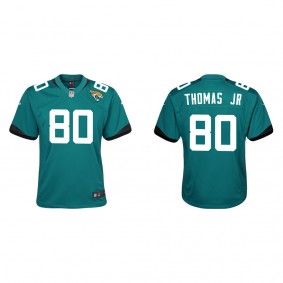 Youth Brian Thomas Jr. Jacksonville Jaguars Teal Game Jersey