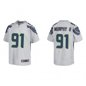 Youth Byron Murphy II Seattle Seahawks Gray Game Jersey