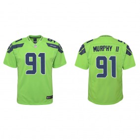 Youth Byron Murphy II Seattle Seahawks Green Alternate Game Jersey