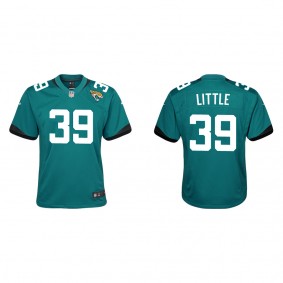 Youth Cam Little Jacksonville Jaguars Teal Game Jersey