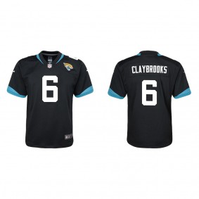 Youth Jacksonville Jaguars Chris Claybrooks Black Game Jersey