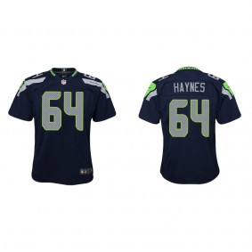 Youth Christian Haynes Seattle Seahawks College Navy Game Jersey