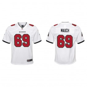 Youth Tampa Bay Buccaneers Cody Mauch White 2023 NFL Draft Game Jersey