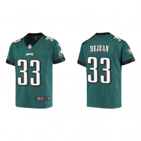 Youth Cooper DeJean Philadelphia Eagles Midnight Green Game Jersey