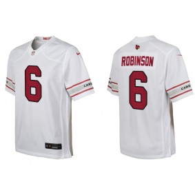 Youth Darius Robinson Arizona Cardinals White Game Jersey