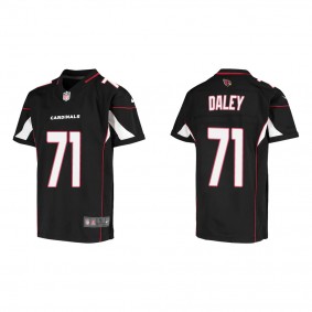 Youth Dennis Daley Arizona Cardinals Black Game Jersey