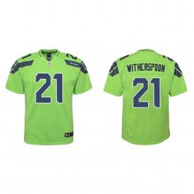 Youth Seattle Seahawks Devon Witherspoon Green 2023 NFL Draft Alternate Game Jersey