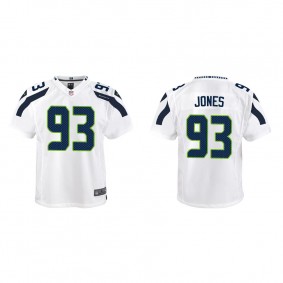 Youth Seattle Seahawks Dre'mont Jones White Game Jersey