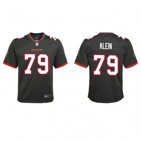 Youth Elijah Klein Tampa Bay Buccaneers Pewter Alternate Game Jersey