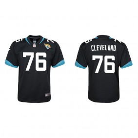 Youth Jacksonville Jaguars Ezra Cleveland Black Game Jersey