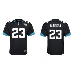 Youth Jacksonville Jaguars Foyesade Oluokun Black Game Jersey