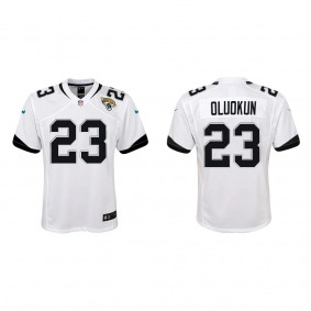 Youth Jacksonville Jaguars Foyesade Oluokun White Game Jersey