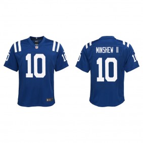 Youth Gardner Minshew II Indianapolis Colts Royal Game Jersey