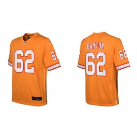 Youth Graham Barton Tampa Bay Buccaneers Orange Throwback Game Jersey