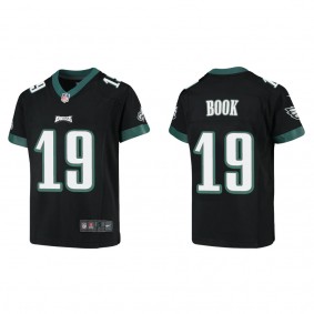 Youth Philadelphia Eagles Ian Book Black Game Jersey