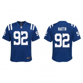 Youth Indianapolis Colts Jacob Martin Royal Game Jersey